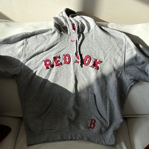 Center swoosh redsox hoodie